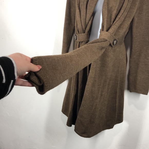 Chaudry KC brown cardigan size medium - Picture 5 of 12